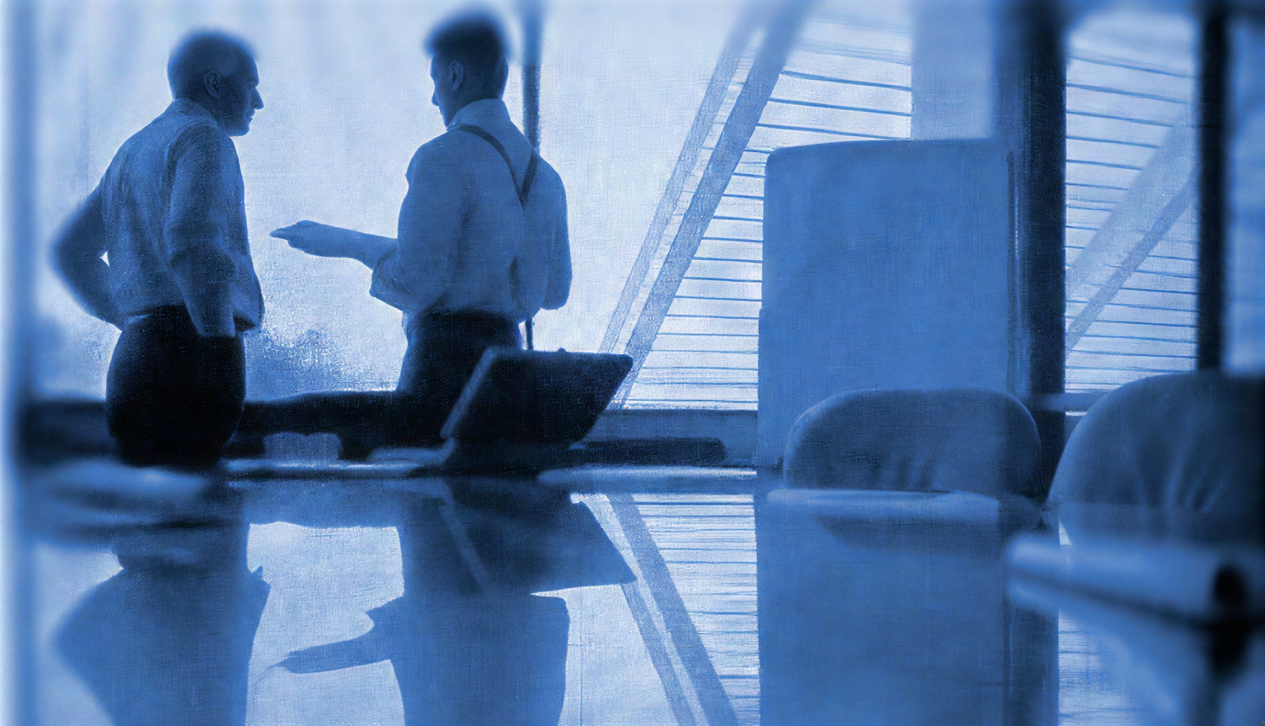 Historisches Unternehmensmotiv aus der Altseite